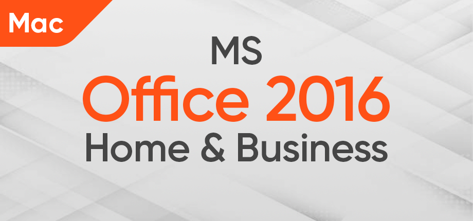 MS Office 2016 Home & Business for MAC